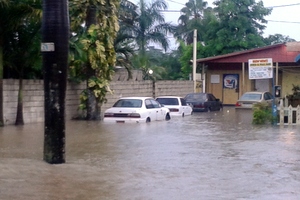 3-foot-high water down the street from St. Anthony's Kitchen