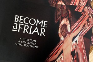 Become a Friar brochure and cross