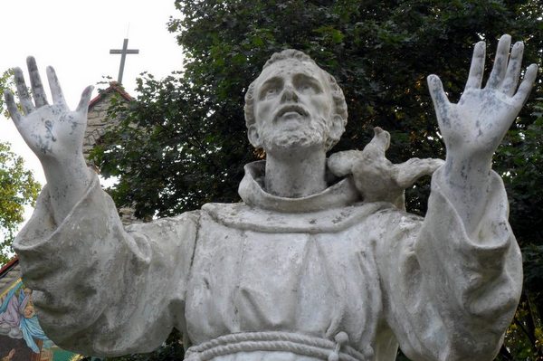 St. Francis statue